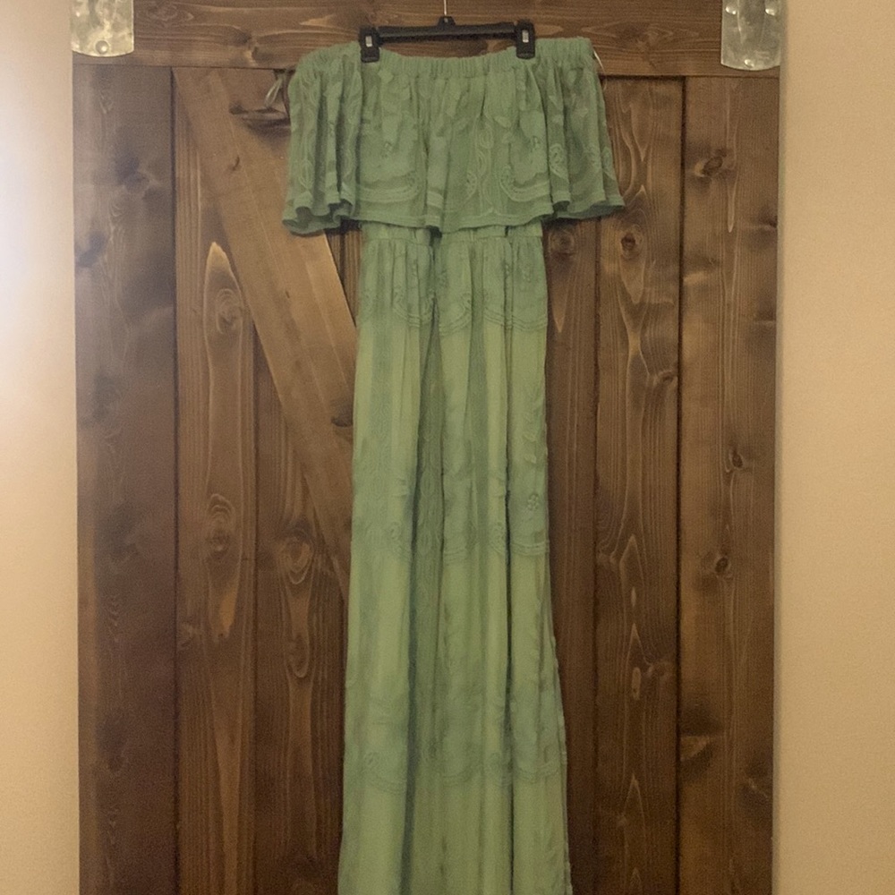 Green Maxi dress